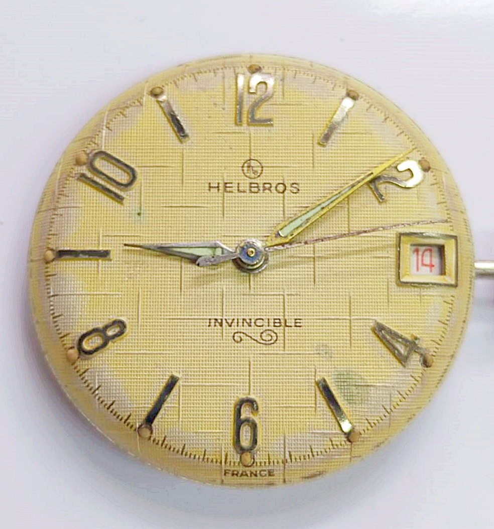นาฬิกาเก่า HELBROS ไขลาน