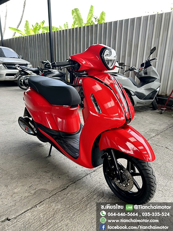 ★ฟรีดาวน์★GRAND FILANO ปี67 วิ่งเพียง 6000 กิโล สภาพเหมือรถใหม่ เครื่องเดิมแน่น เครื่องดี ศูนย์ดี ราคา 57,500