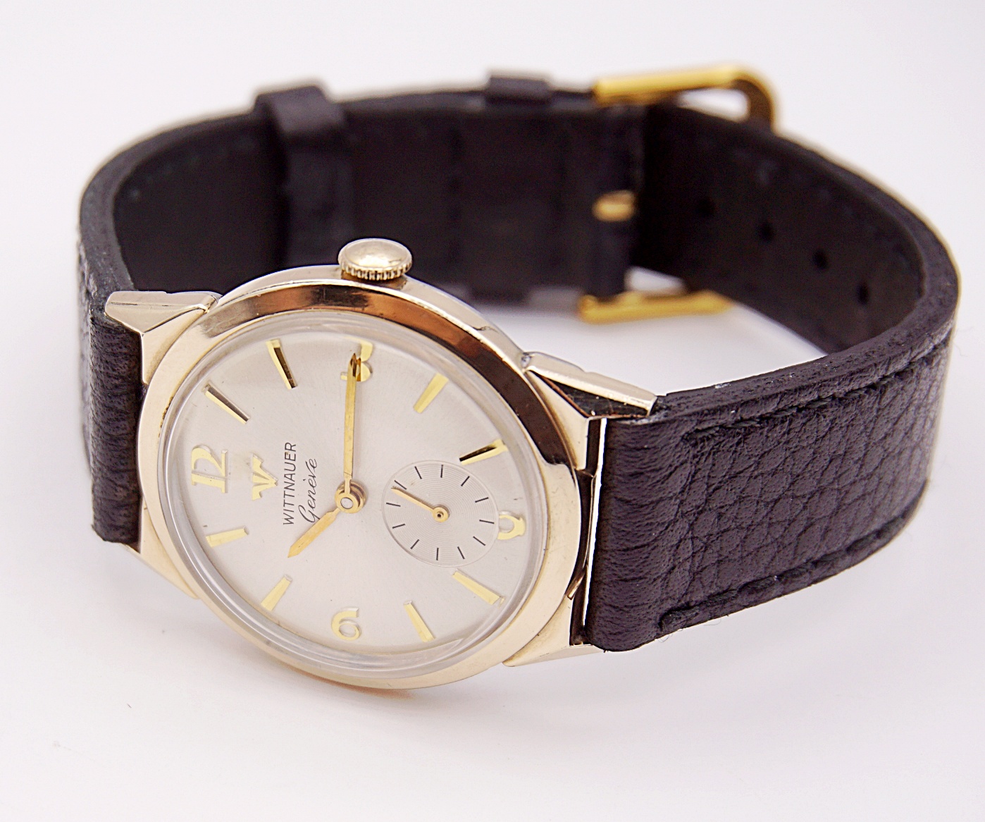 นาฬิกาเก่า WITTNAUER BY LONGINES ไขลานสองเข็มครึ่ง