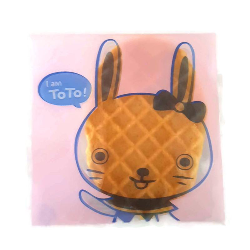 ถุงคุกกี้ เบเกอรี่ ขนม แบบมีเทปกาว 95-100 ใบ/แพ็ค (10*10+3 cm.)