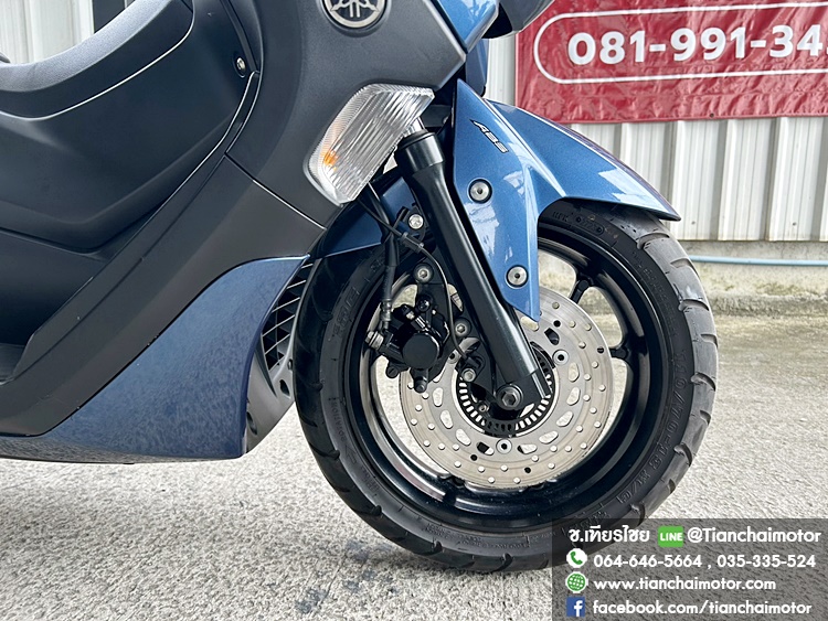 ★ฟรีดาวน์★N-MAX ปี 66 สีน้ำเงิน วิ่งน้อย ขับขี่นิ่มๆ เครื่องเดิมๆ ดอกยางแน่น เครื่องดี ศูนย์ดี ตัวรถพร้อมใช้งาน ราคา 77,500