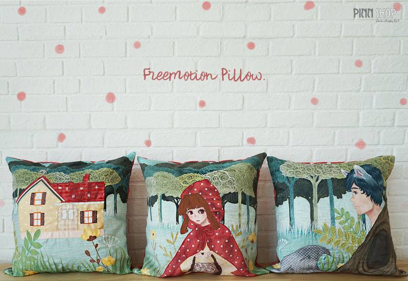 ผ้าพิมพ์ลาย ปลอกหมอน FAIRY TALE CUSHION