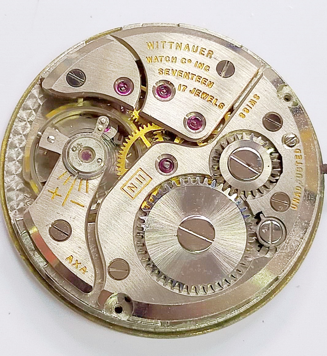 นาฬิกาเก่า WITTNAUER BY LONGINES ไขลานสองเข็มครึ่ง