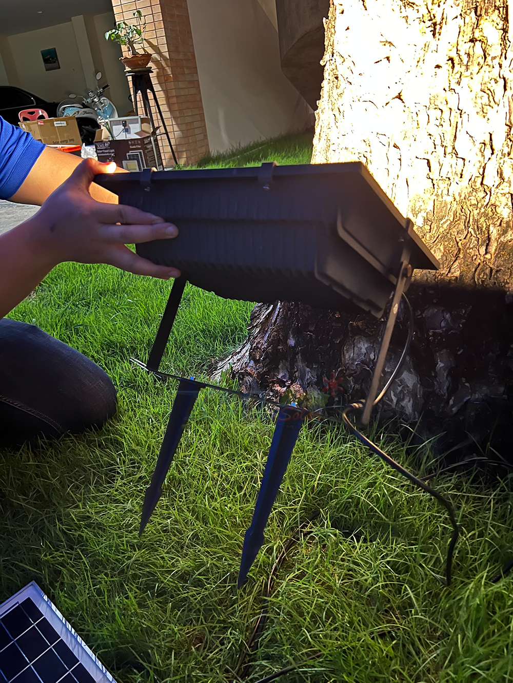 ขาปักสนาม อะลูมิเนียม (2 ชิ้น)