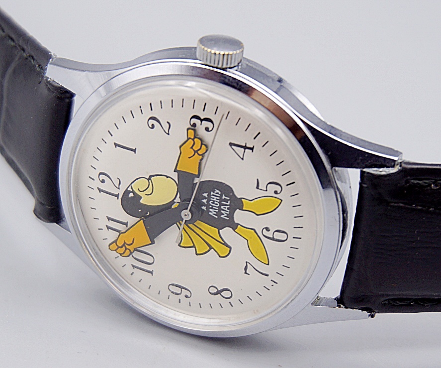 นาฬิกาเก่า MIGHTY MALT BY HELBROS ไขลาน