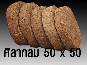 หินศิลาแลงกลม ขนาดเส้นผ่านศูนย์กลาง50เซนติเมตร