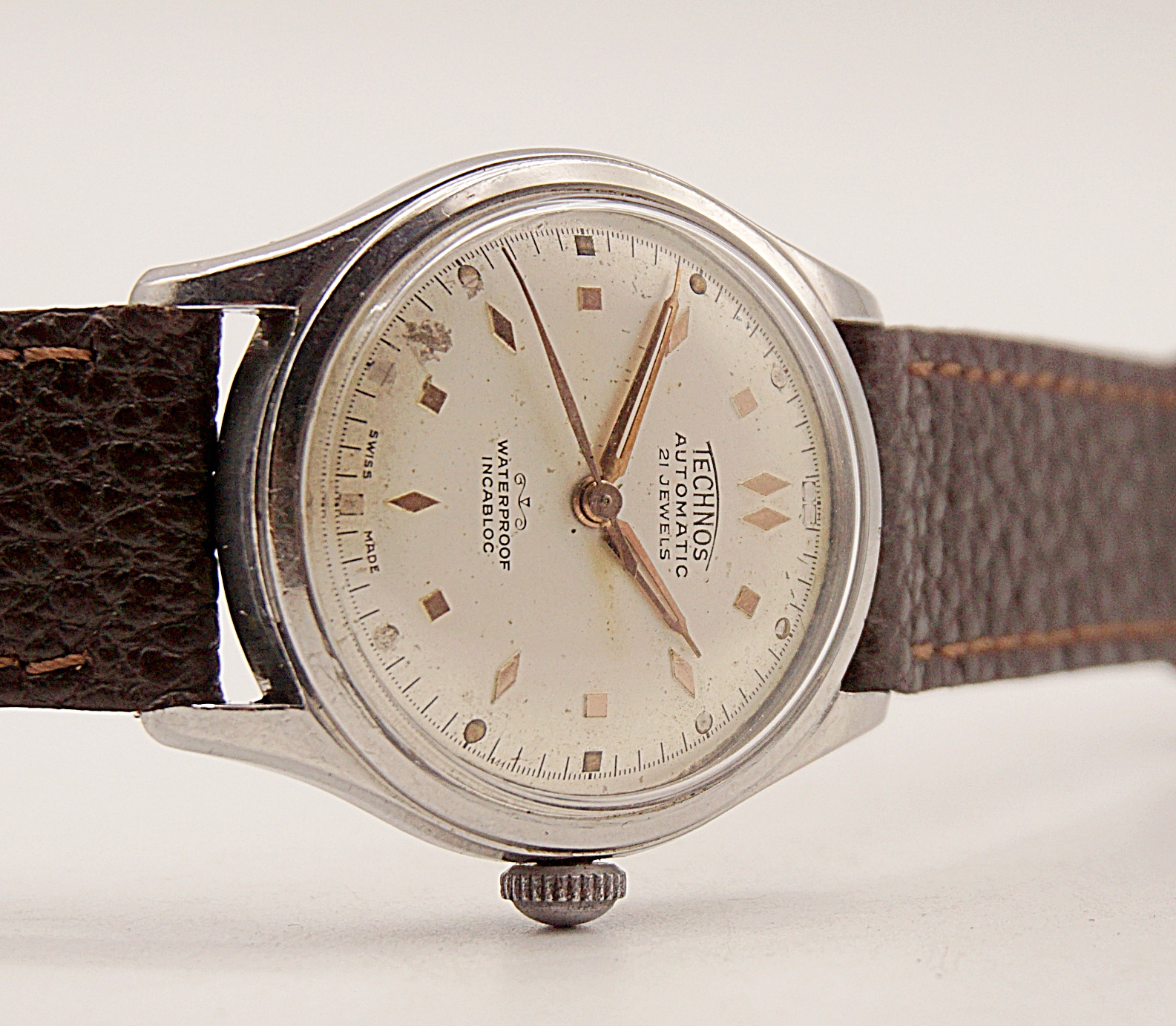 นาฬิกาเก่า TECHNOS ออโตเมติก