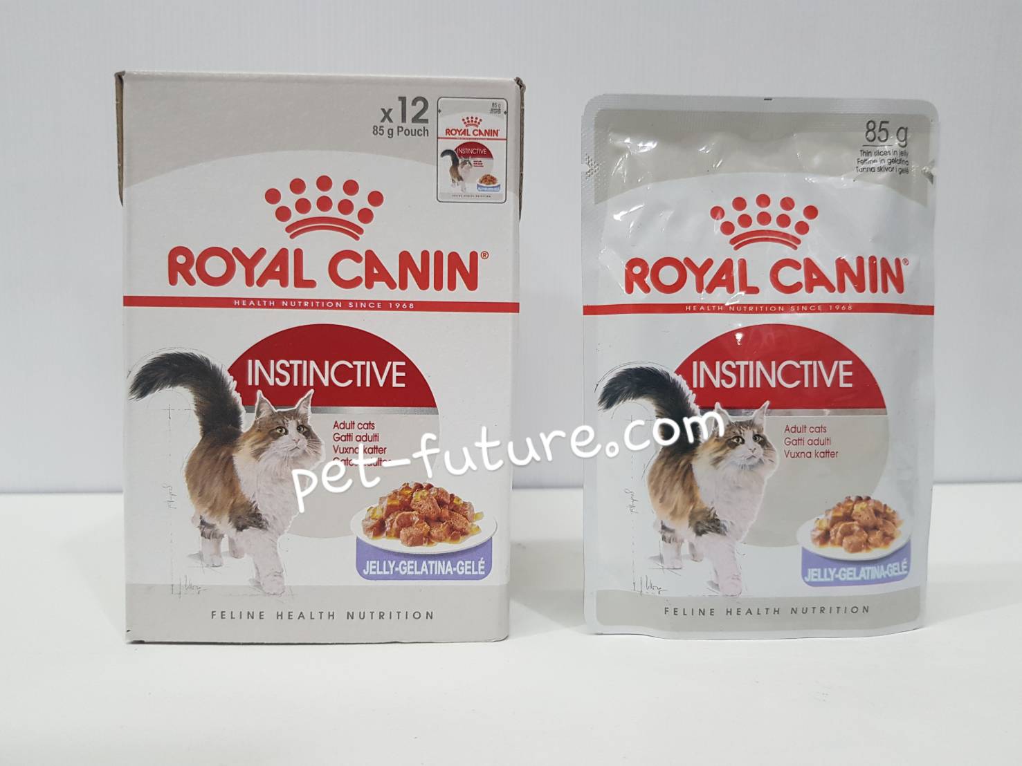 FHN Instinctive Jelly ควบคุมรูปร่างให้สมส่วน สำหรับแมวอายุ 1-10 ปี Exp 03/22