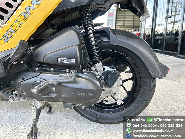 ★ดาวน์ 5,000★ZOOMER-X ปี66 สีเหลือง วิ่งน้อย ชุดสวยรอบคัน เดิมๆทั้งคัน เครื่องแน่น เครื่องดี ศูนย์ดี รถพร้อมใช้งาน ราคา 43,900