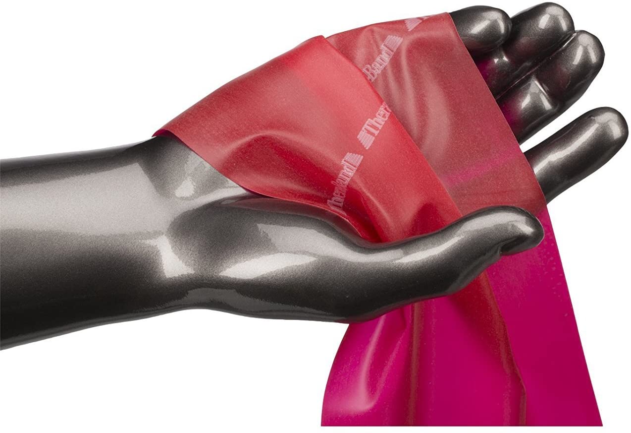 ยางยืดกายภาพบำบัด Thera band (สีแดง)