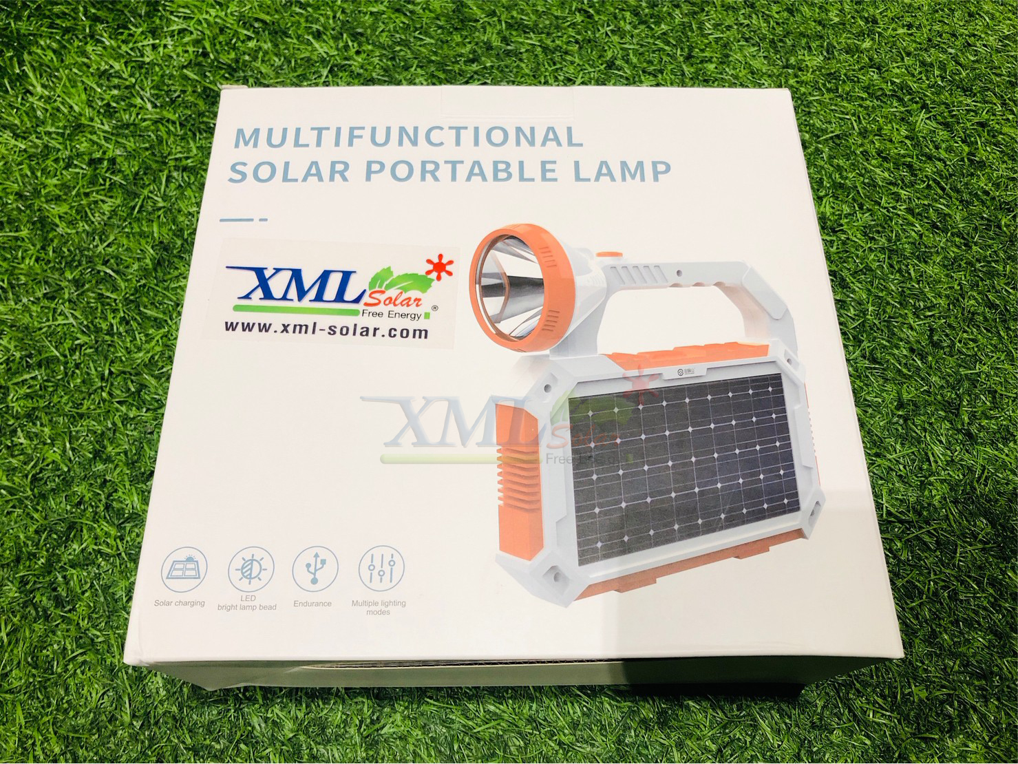 ไฟฉายพลังงานแสงอาทิตย์ อเนกประสงค์ (เปิดได้ 3 แสง + ไฟฉุกเฉิน)