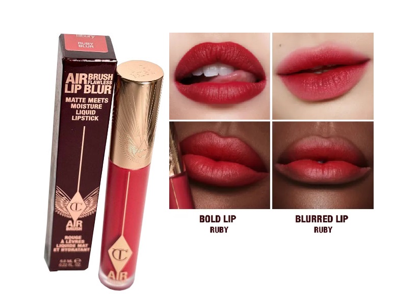 PRE-ORDER: CHARLOTTE TILBURY Airbrush Flawless Lip Blur #Ruby Blur