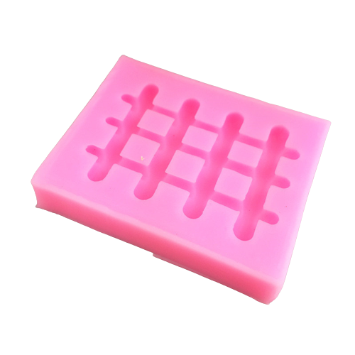 โมล แม่พิมพ์ซิลิโคน แม่พิมพ์สบู่ แม่พิมพ์วุ้น แม่พิมพ์ขนม ซิลิโคนสำหรับทำฟองดองท์ กัมเพส รูปรั้วขนาดเล็ก