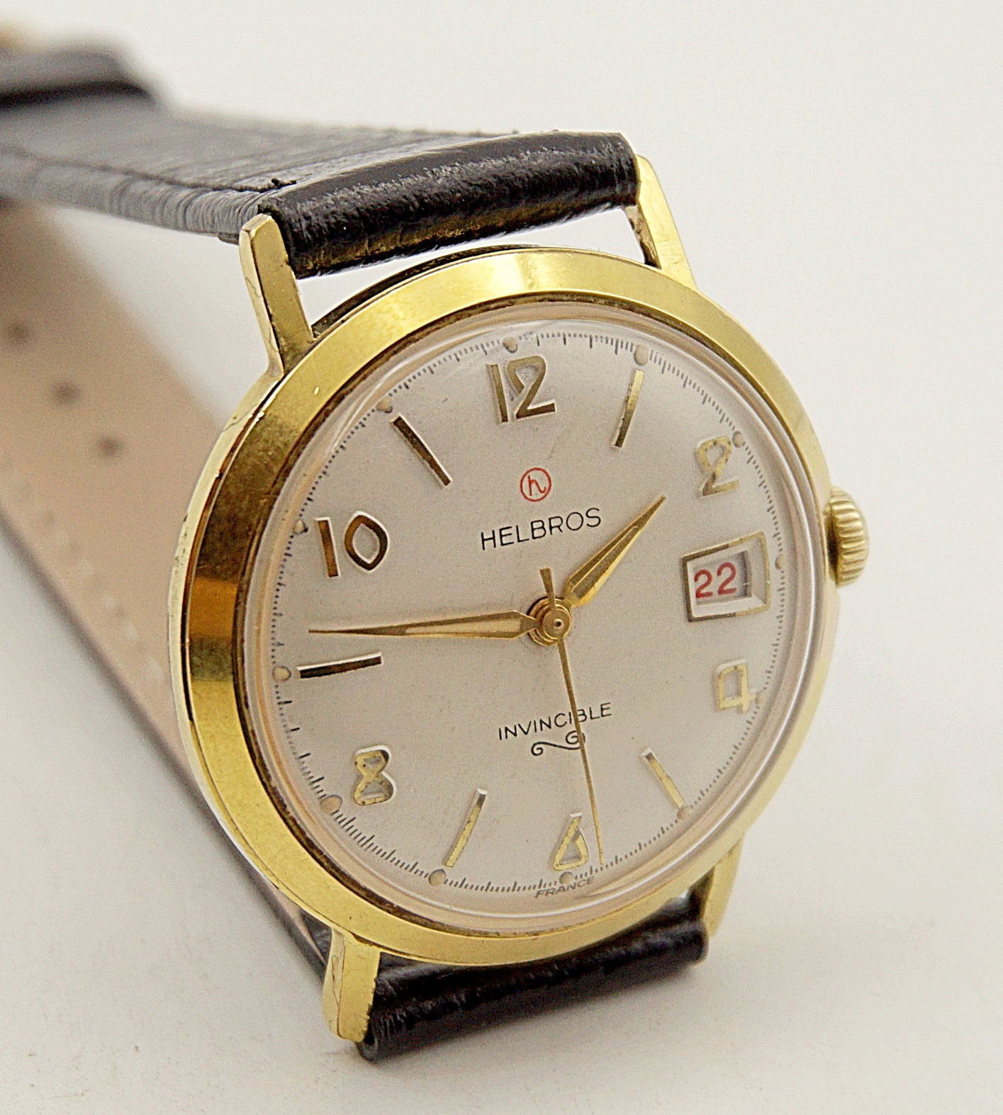 นาฬิกาเก่า HELBROS ไขลาน