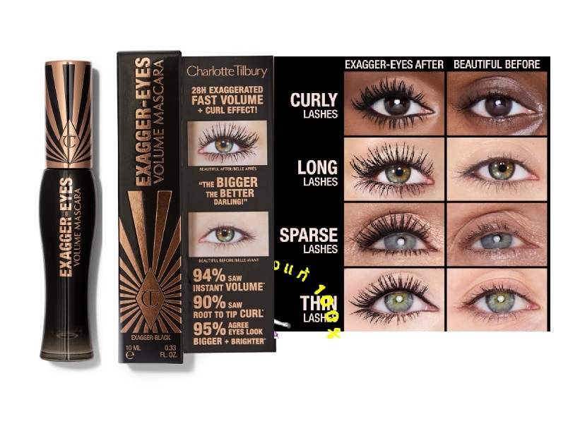 PRE-ORDER: CHARLOTTE TILBURY Exagger Eyes Volume #EXAGGER BLACK