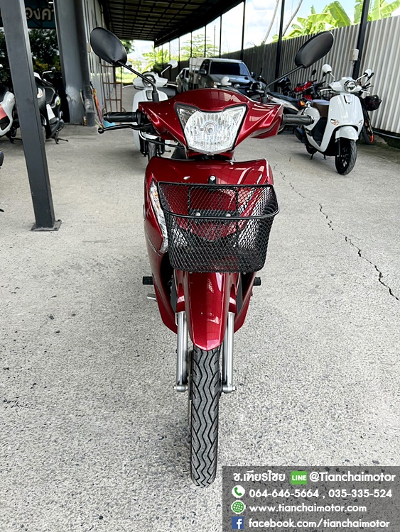 ★ดาวน์3,500★FINN ปี67 สีแดง ล้อแม็กซ์ วิ่งเพียง 3000 กิโล ชุดสีสวย เครื่องเดิมๆ เครื่องแน่น ขับขี่นิ่ม ประหยัด ศูนย์ดี ราคา 40,900