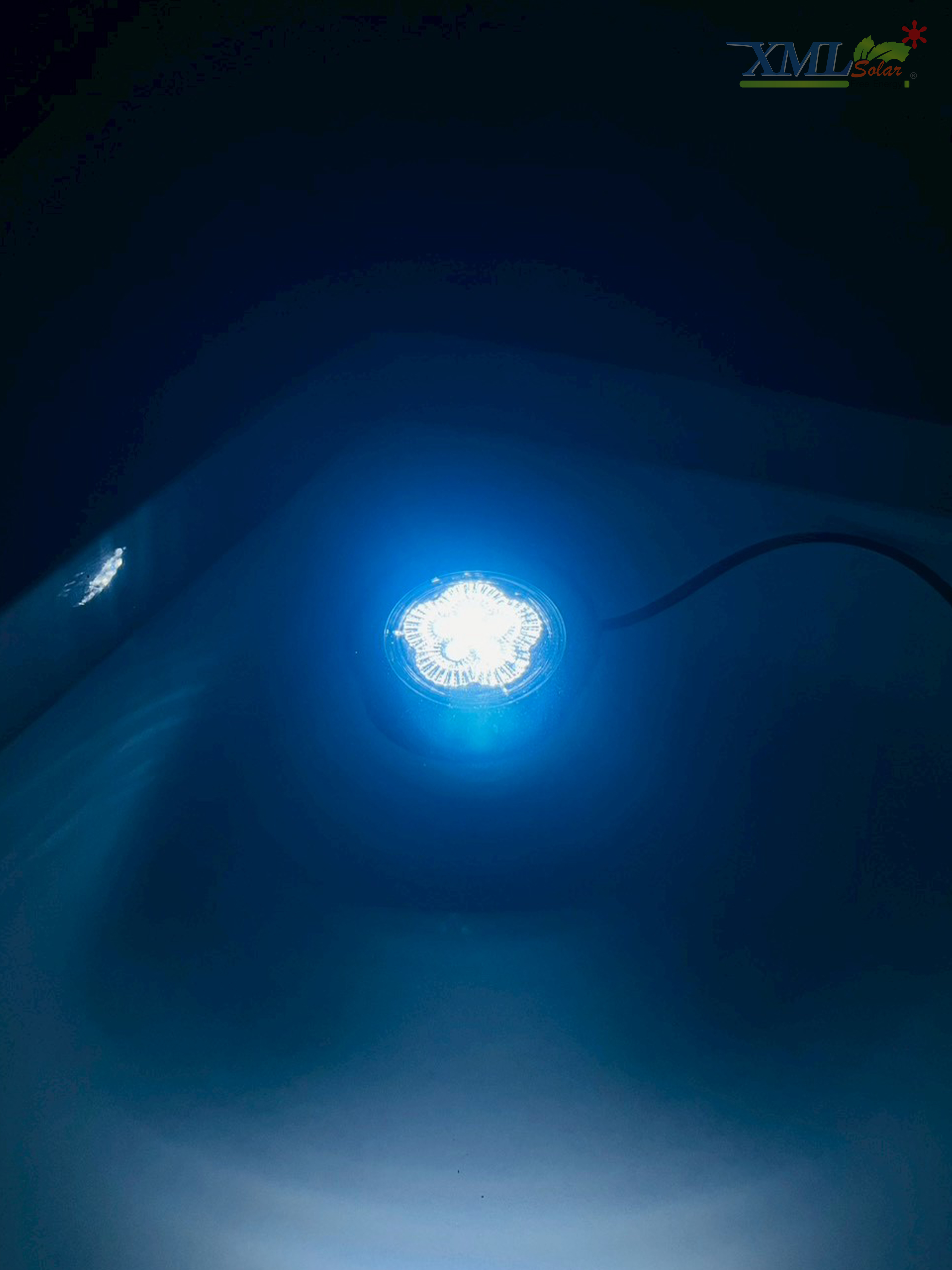 Solar underwater flood light (White)