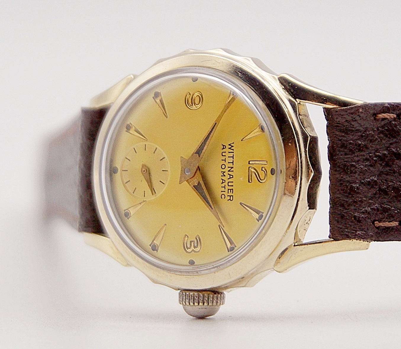 นาฬิกาเก่า WITTNAUER BY LONGINES ออโตเมติกสองเข็มครึ่ง (นาฬิกาผู้หญิง)