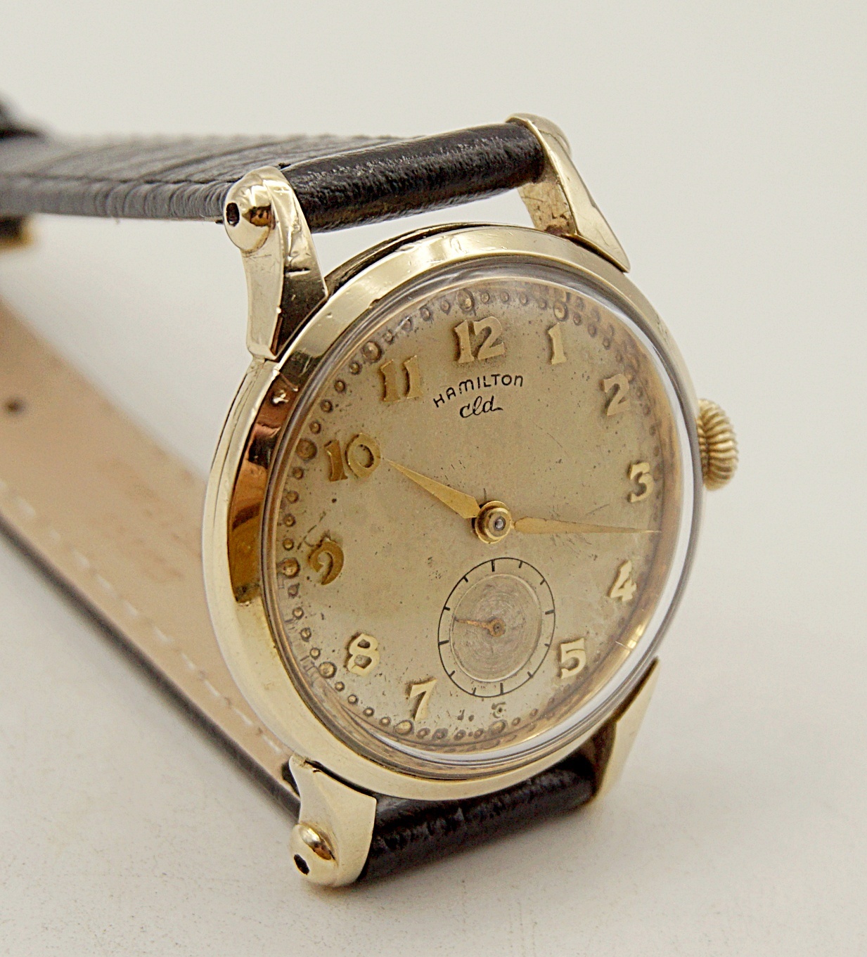 นาฬิกาเก่า HAMILTON ไขลานสองเข็มครึ่ง