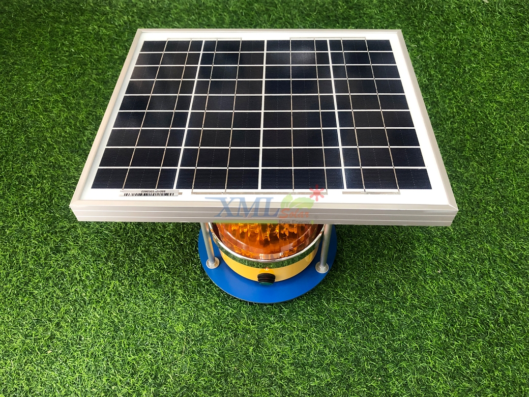 ไฟไซเรนพลังงานแสงอาทิตย์ (แสง : สีเหลือง) 10 watt