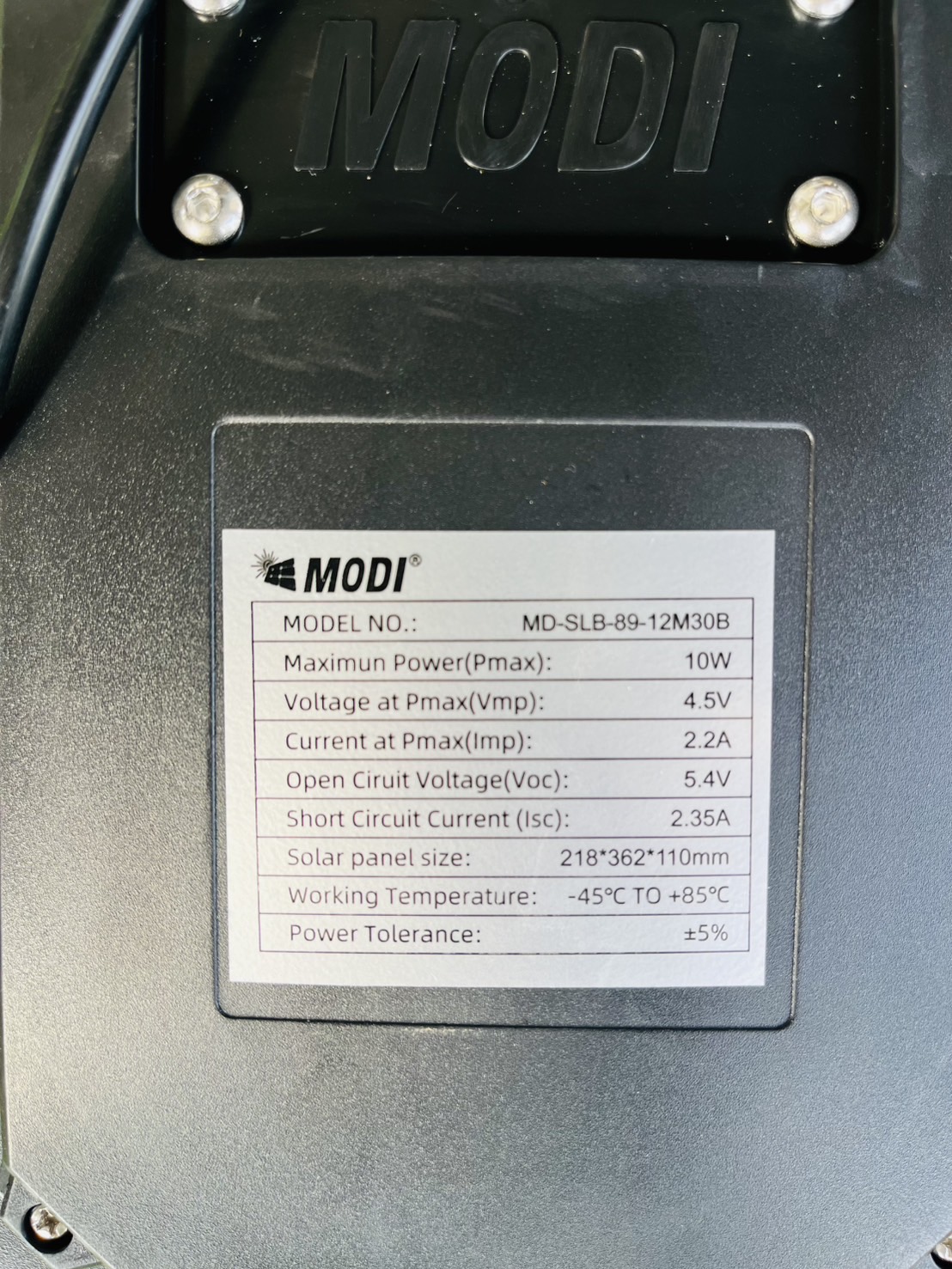 ไฟกระพริบโซล่าเซลล์ สาย 12 เมตร 30 หลอด รุ่น MD-SLB89-12M30B (เเสง : เหลืองวอมไวท์)