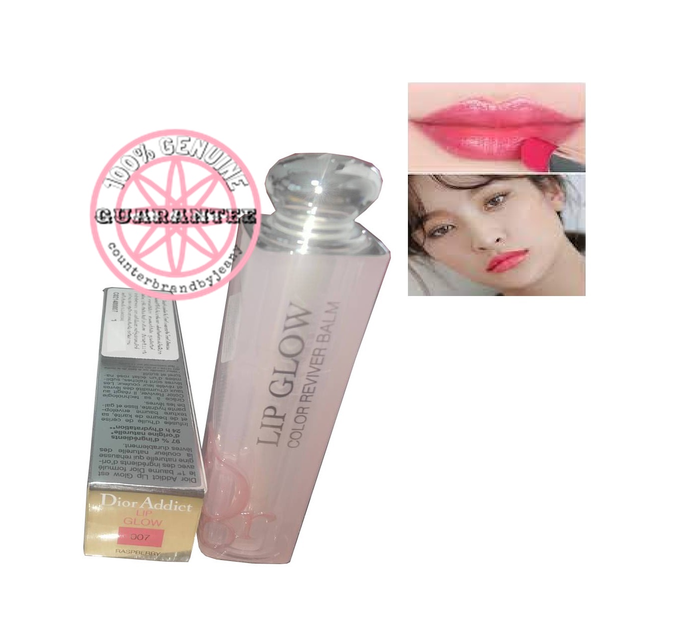 PRE-ORDER: DIOR Addict Lip Glow 3.2g #007 Raspberry