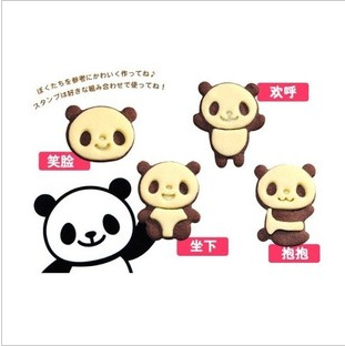 พิมพ์กดคุกกี้ Panda 3 มิติ