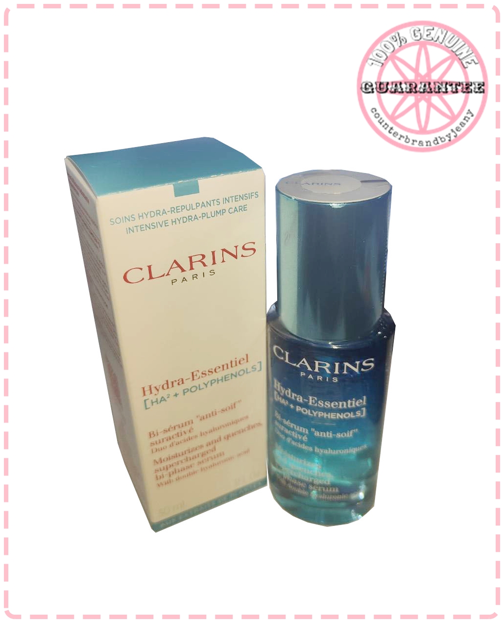 CLARINS Hydra Essentiel [HA2+POLYPHENOLS] Supercharged Bi Phase Serum