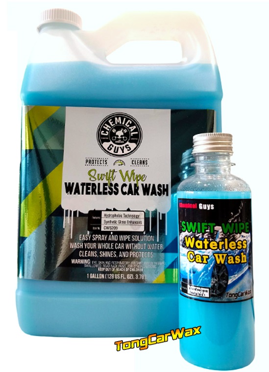น้ำยาฉีดทำความสะอาดรถแทนการล้างด้วยแชมพู CG Swift Wipe Waterless Car Wash