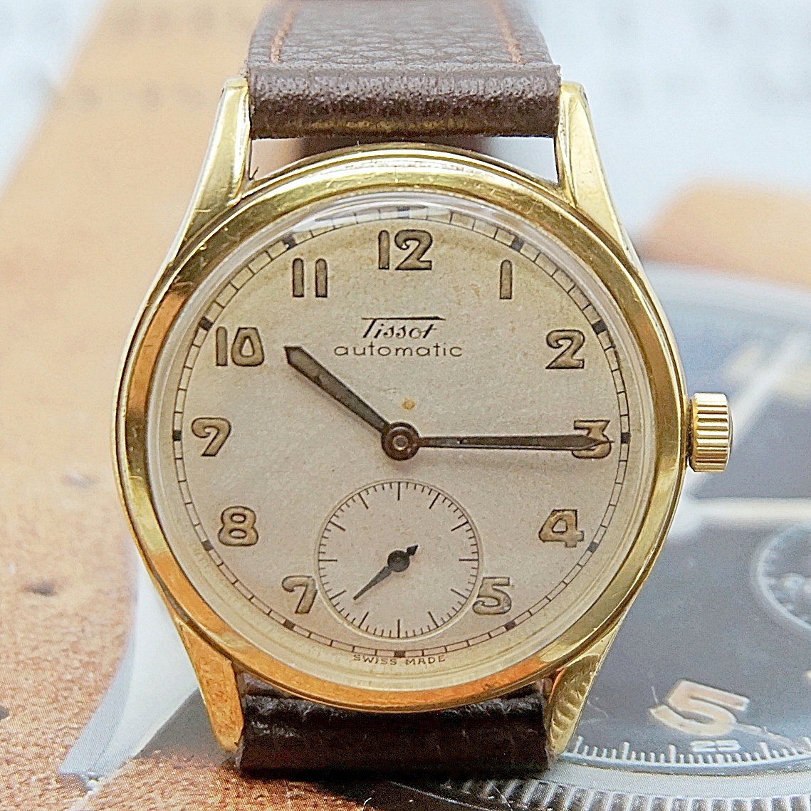 นาฬิกาเก่า TISSOT ออโตเมติกครึ่งรอบ