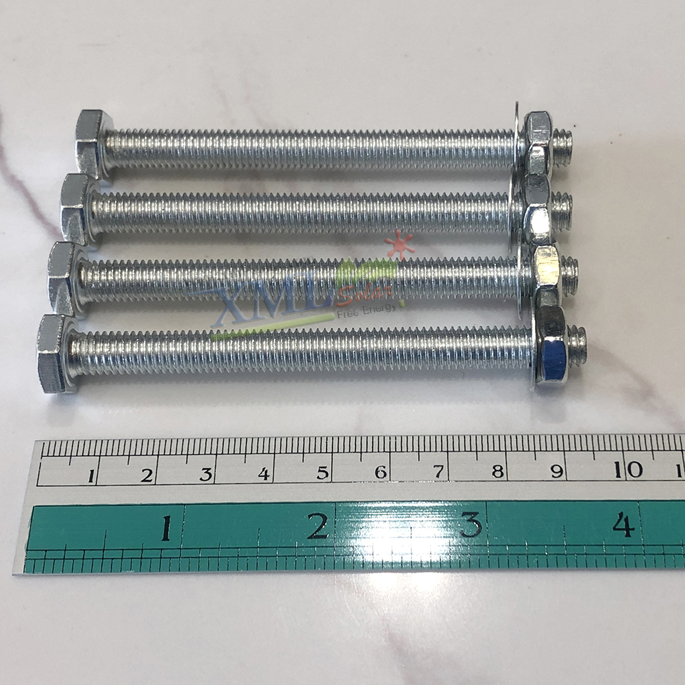 ขาเหล็ก ยึดไฟถนน ความยาว 50 ซม. (พร้อมชุดน๊อต)