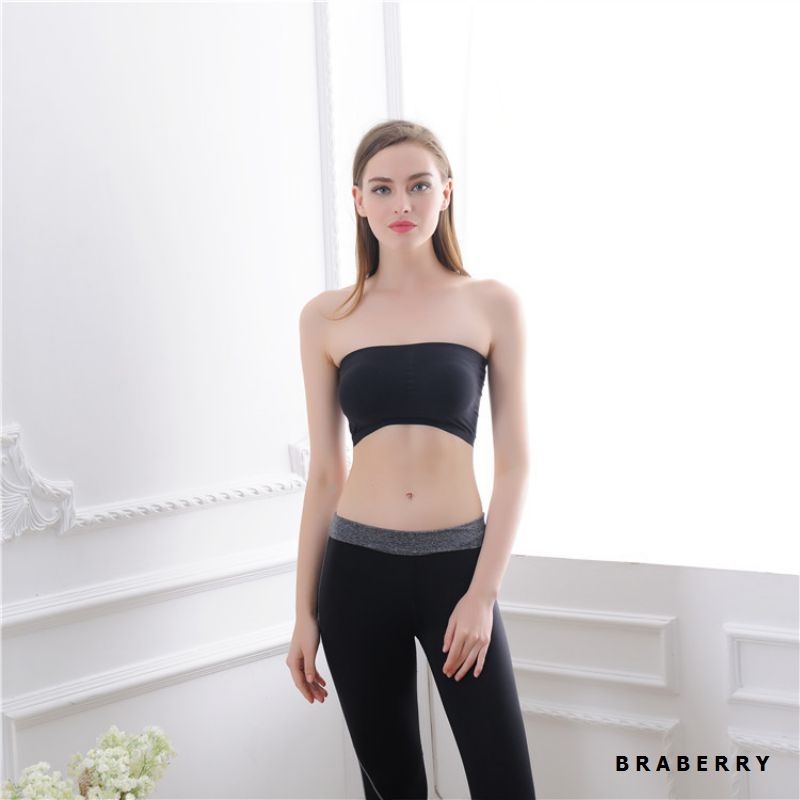 เกาะอกไร้ตะเข็บ สายไขว้หลัง ผ้าไร้ขอบ ใส่สบาย ไม่ร้อน ฟรีไซส์ มี 2 สี ดำ เนื้อ ราคาส่ง 3 ชิ้นคละแบบได้ทั้งร้าน ตัวละ 120 บาท