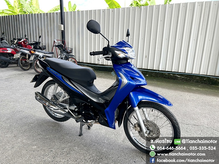 WAVE110I ปี66 สีน้ำเงิน ชุดสีสวยรอบคัน เครื่องเดิมๆ ศูนย์ดี เครื่องแน่น ขับขี่นิ่มๆ ประหยัด ใช้งานทนทาน ราคา 38,900