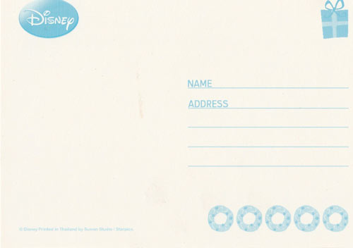 Postcard Mickey Happy Holidays 16 ใบ