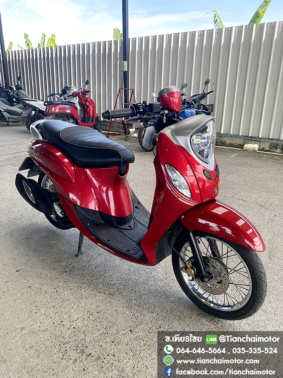 ★ดาวน์3,500★FINO ปี66 สีแดงสุดฮิต วิ่งเพียง 9000 กิโล ชุดสีสวยรอบคัน เครื่องเดิมดี เครื่องดี ศูนย์ดี ประหยัดน้ำมัน ราคา 40,900