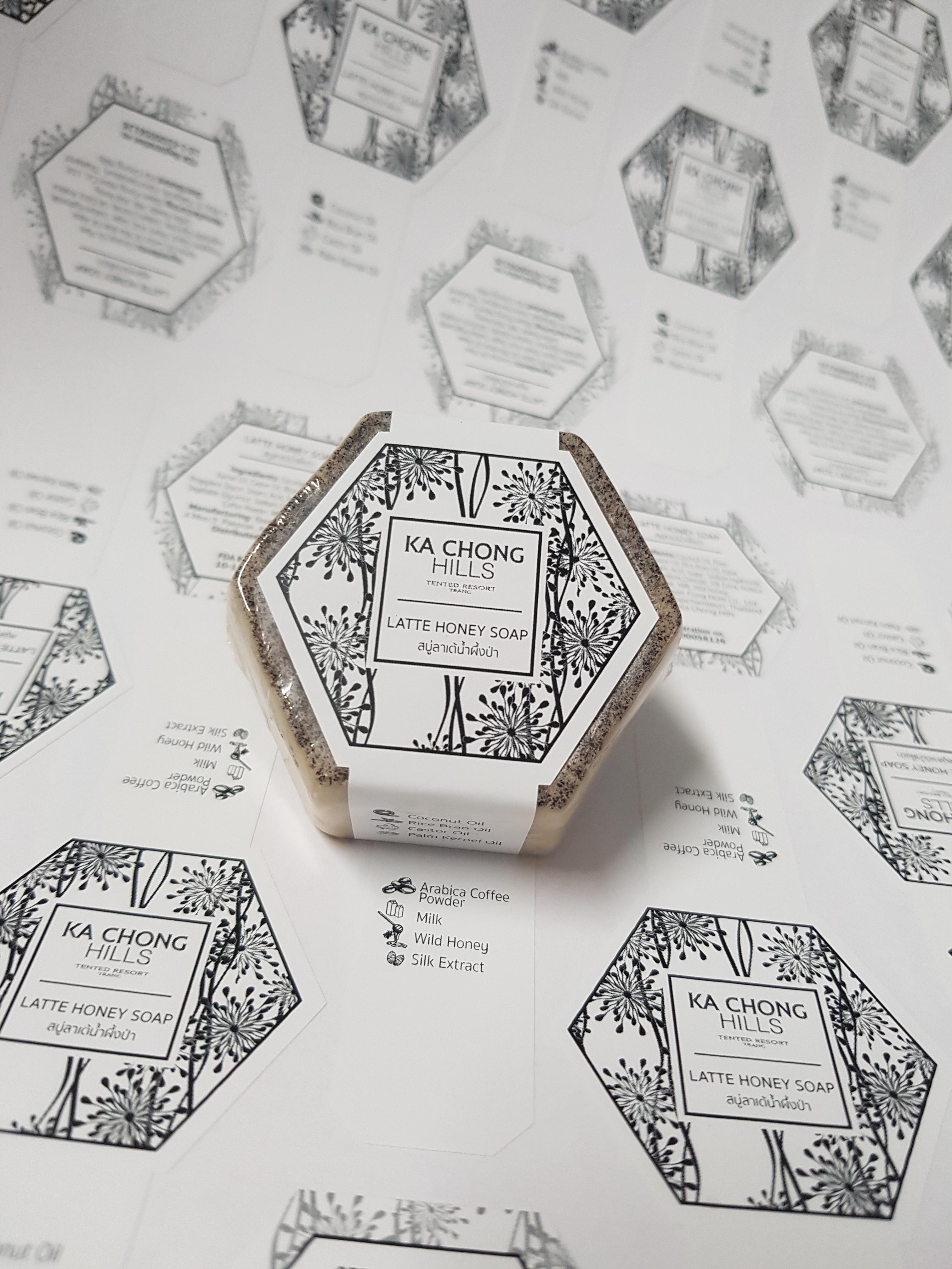 สายรัดสบู่แบบสติ๊กเกอร์