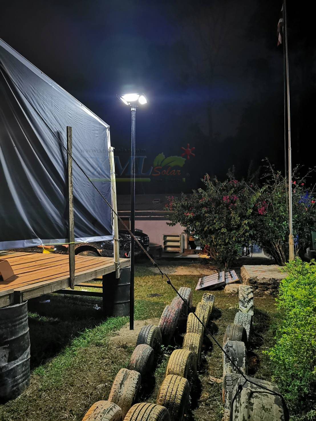 โคมไฟ UFO ทรงสี่เหลี่ยม รุ่น Modi x XML + ระบบ Motion รุ่น 300w (เปิดได้ 3 แสง)