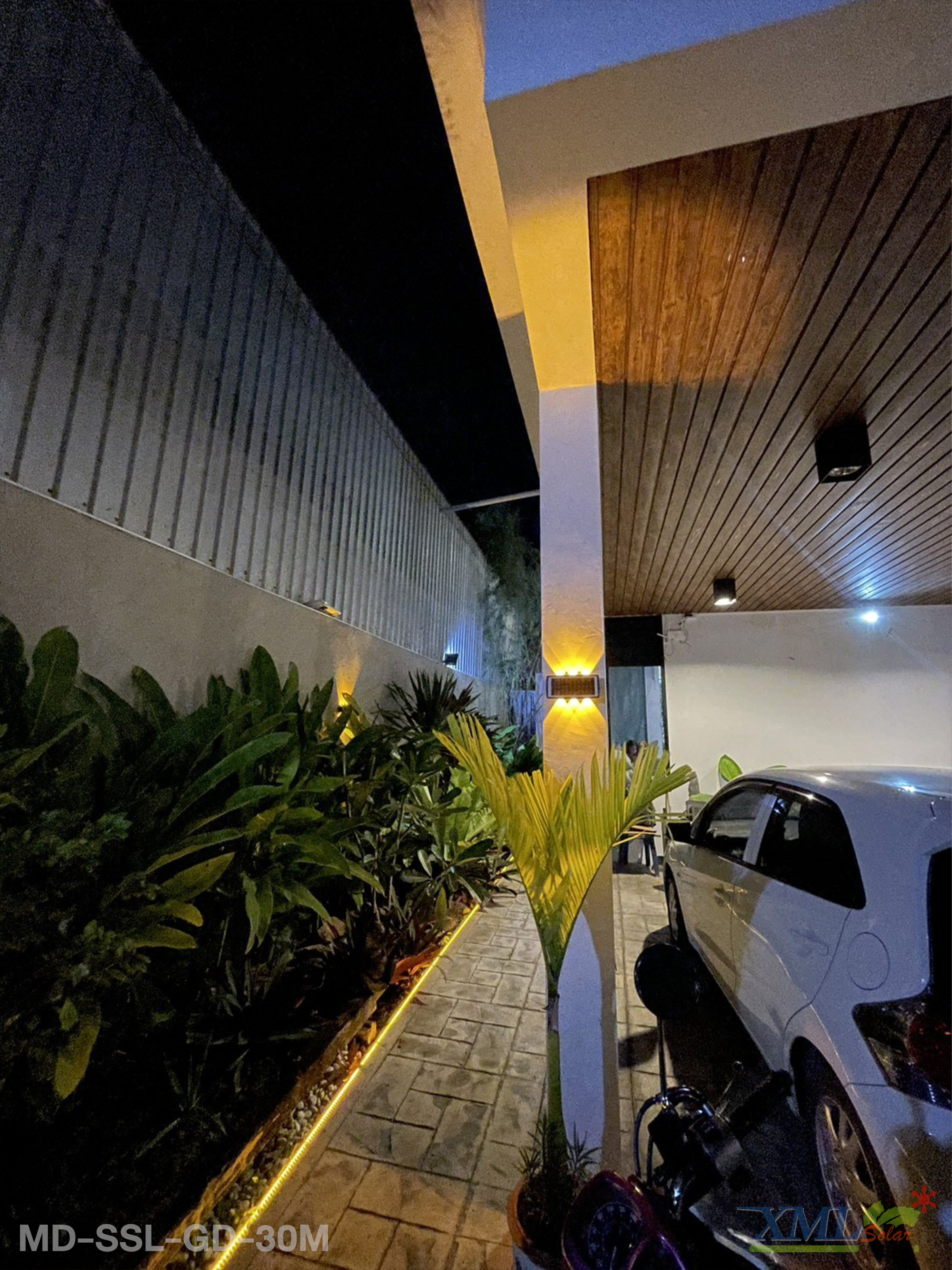 ไฟเส้นโซล่าเซลล์ รุ่น MD-SSL10M/20M/30M