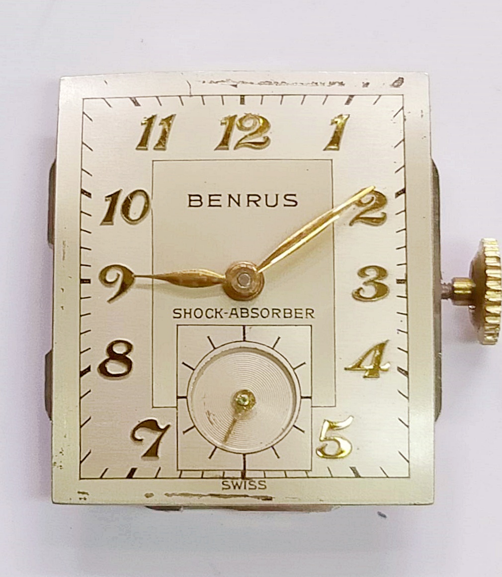 นาฬิกาเก่า BENRUS ไขลานสองเข็มครึ่ง