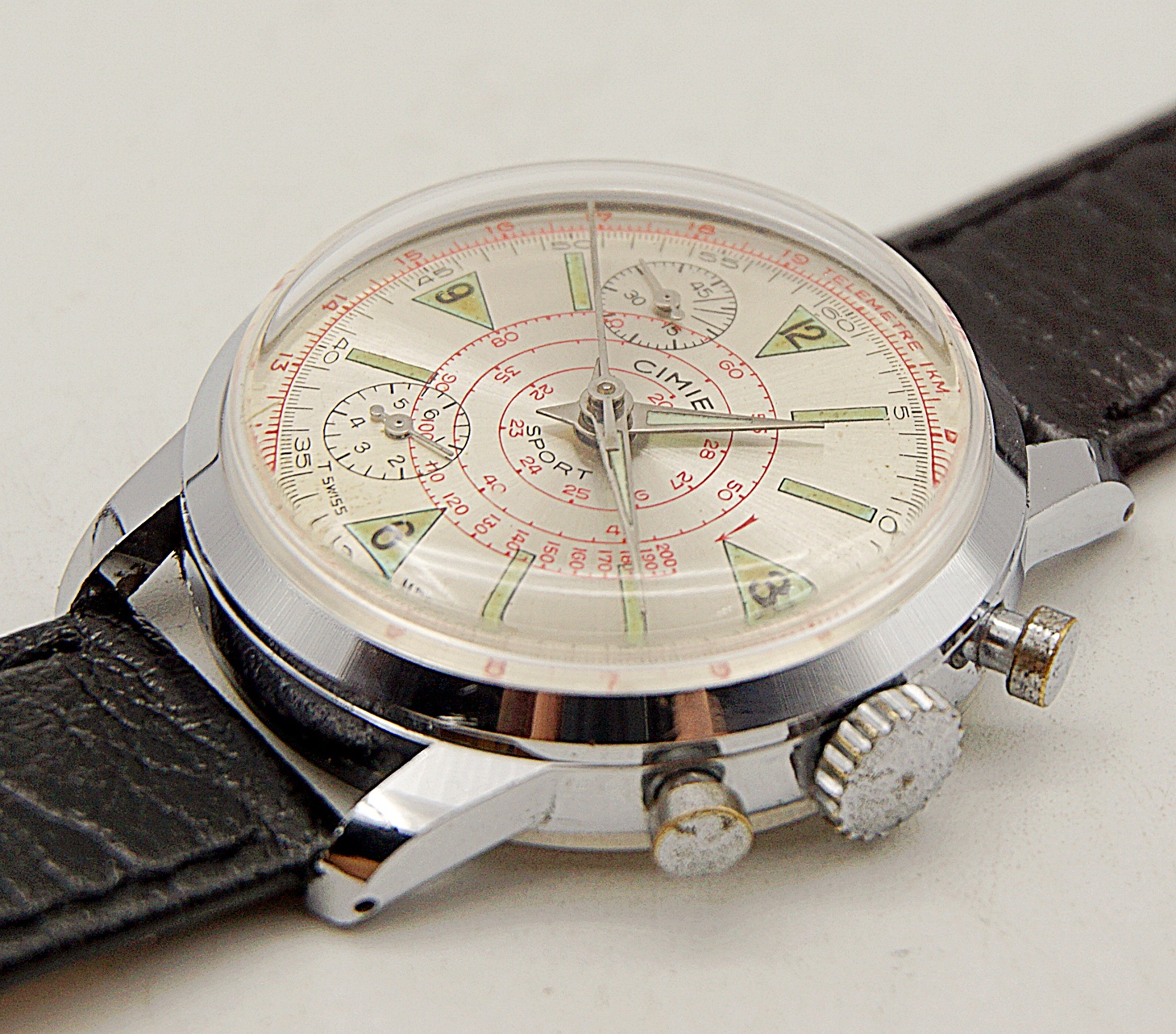 นาฬิกาเก่า CIMIER Chronograph ไขลาน