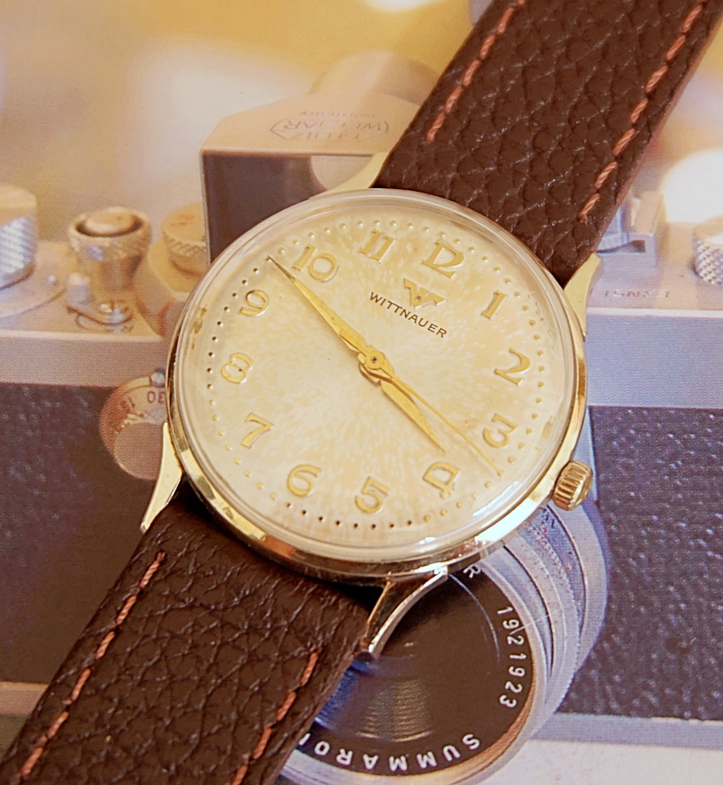 นาฬิกาเก่า WITTNAUER BY LONGINES ไขลาน