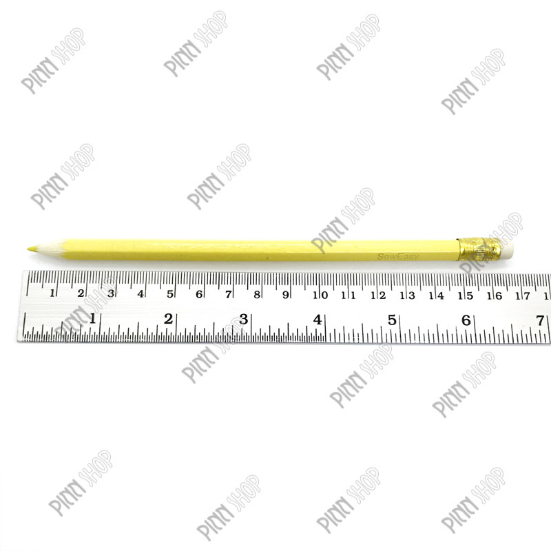 ดินสอเขียนผ้าสีเหลือง