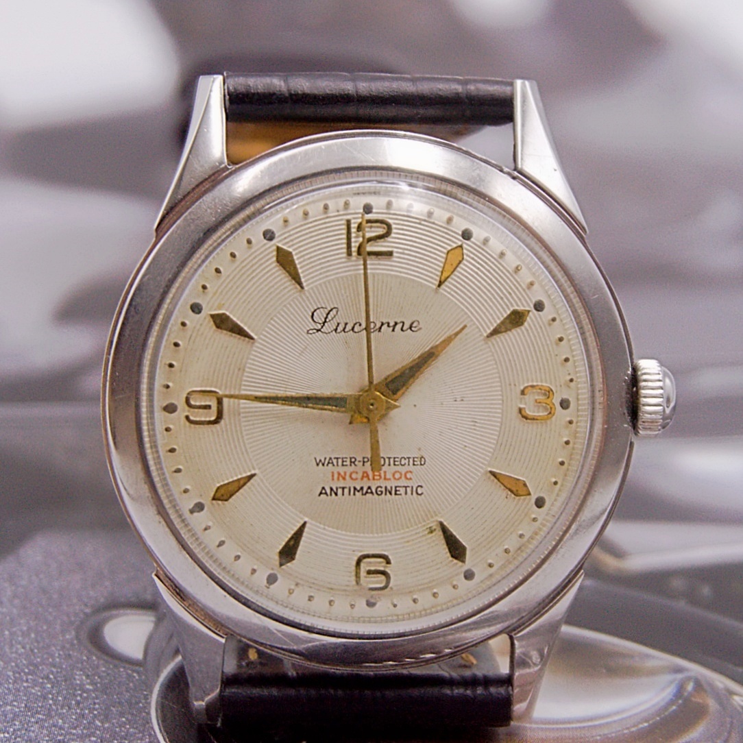 นาฬิกาเก่า LUCERNE ไขลาน