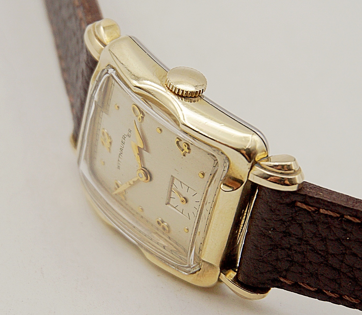 นาฬิกาเก่า WITTNAUER BY LONGINES ไขลานสองเข็มครึ่ง