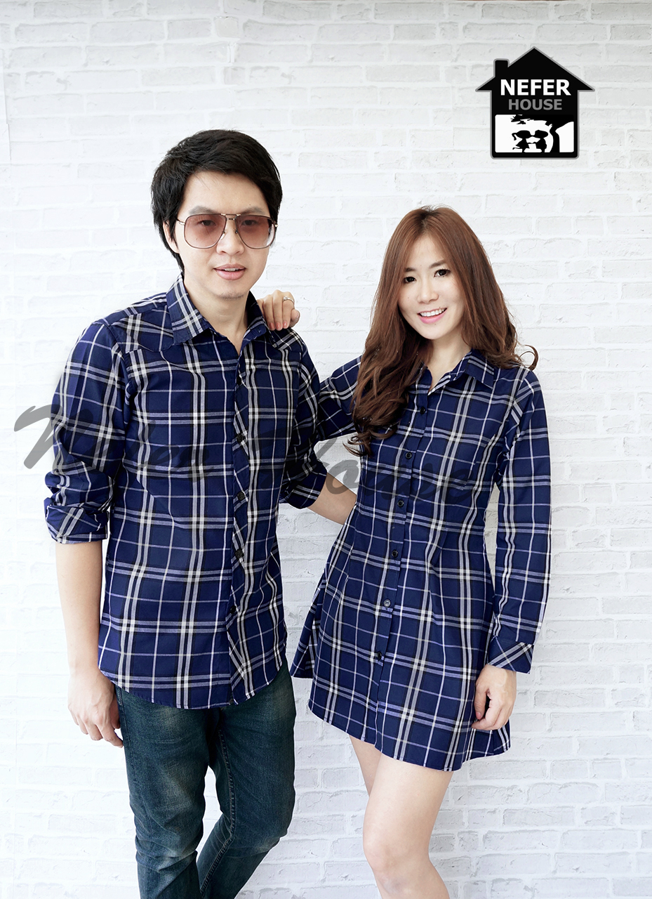 เสื้อคู่ เสื้อเชิ๊ตสวยๆพร้อมส่ง