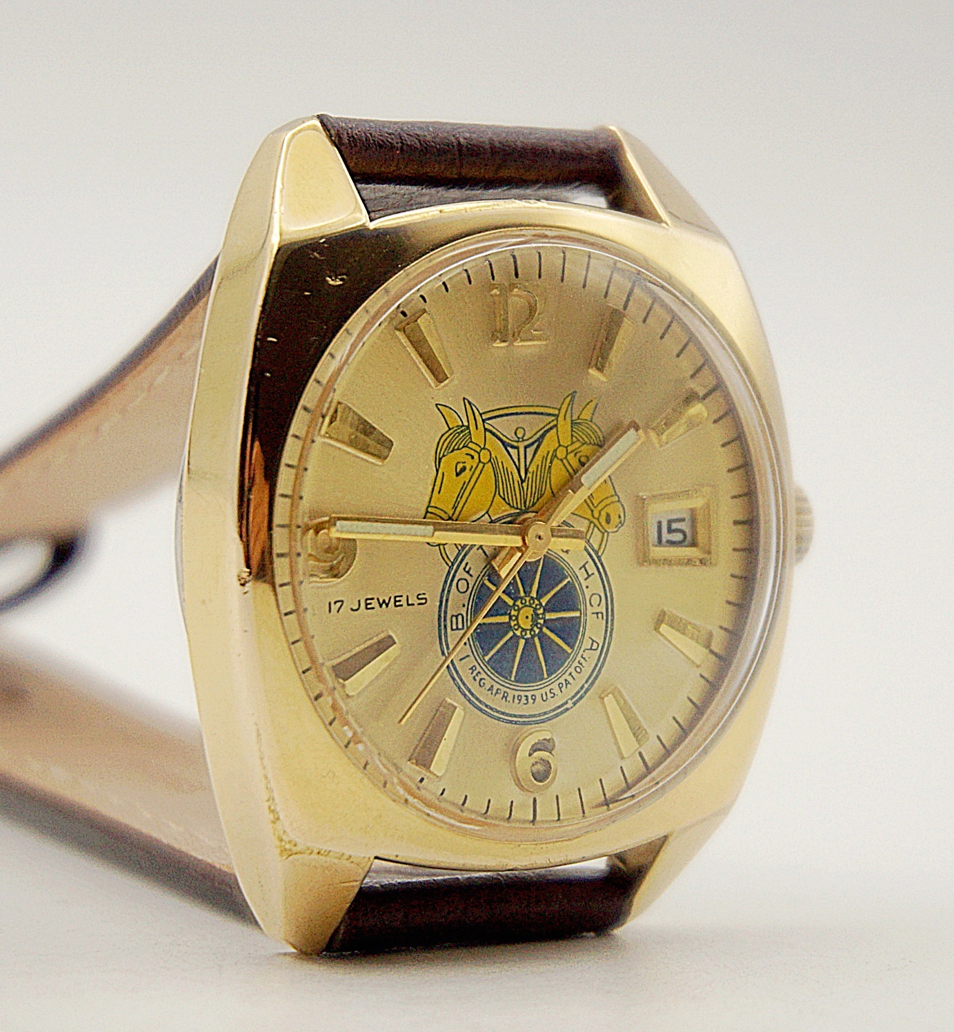 นาฬิกาเก่า HELBROS ไขลาน