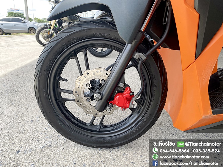 ★ดาวน์8,000★CLICK150 ปี 62 สีดำส้มเท่ๆ กุญแจรีโมท เครื่องเดิมแน่น ชุดสีสวยรอบคัน เครื่องดี ศูนย์ดี ประหยัดน้ำมัน ราคา 44,500