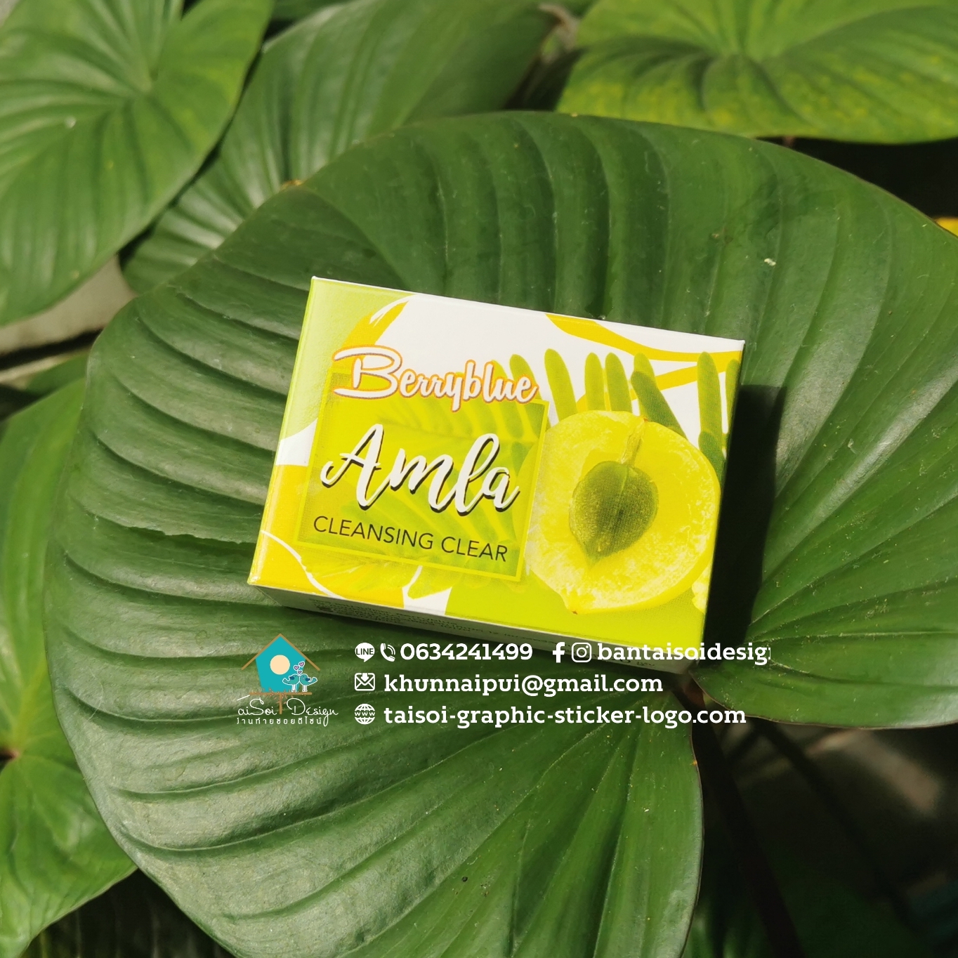 กล่องสบู่พิมพ์ 4 สี