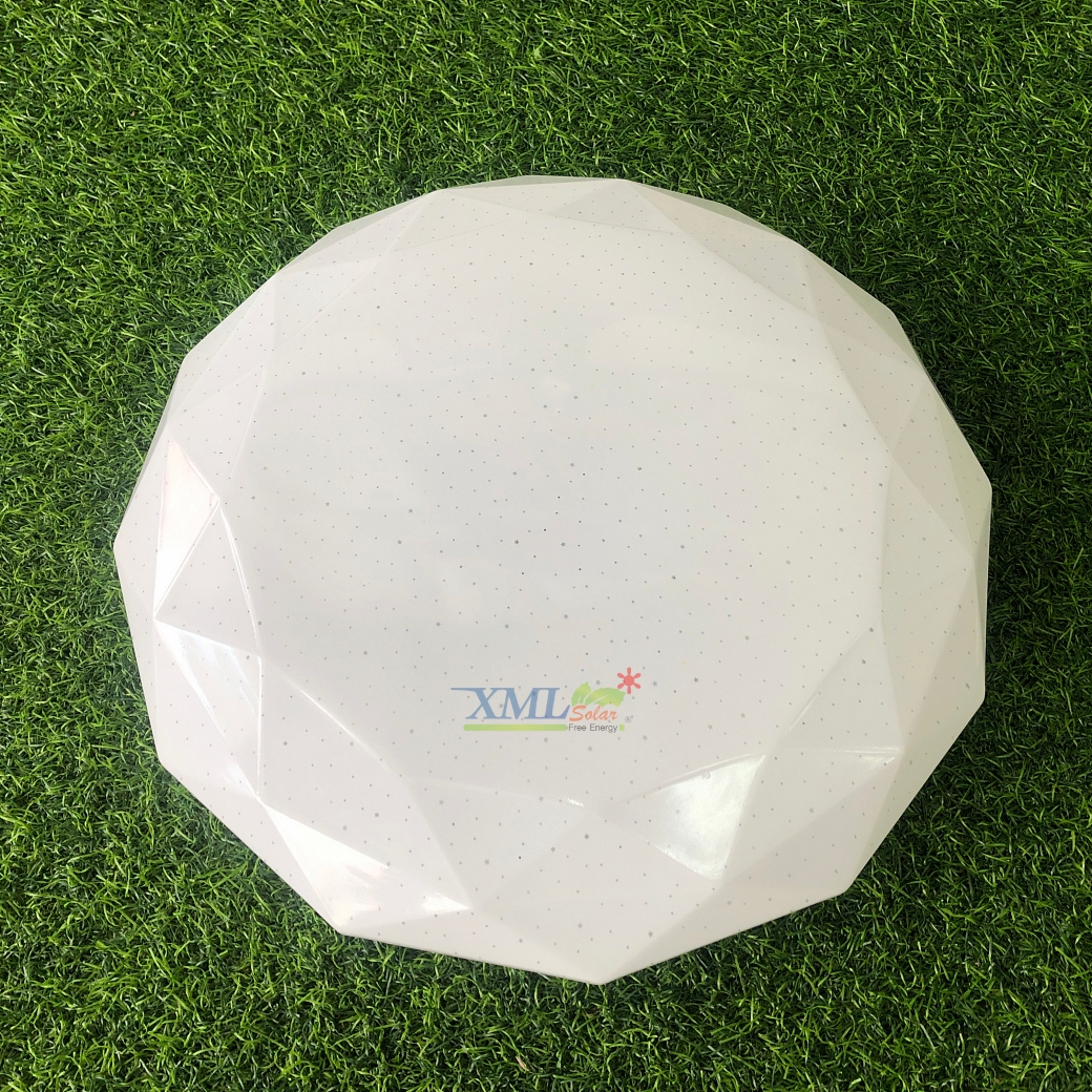 โคมไฟซาลาเปาโซล่าเซลล์ ติดเพดาน-ผนัง 30W Super Bright (แสงขาว)