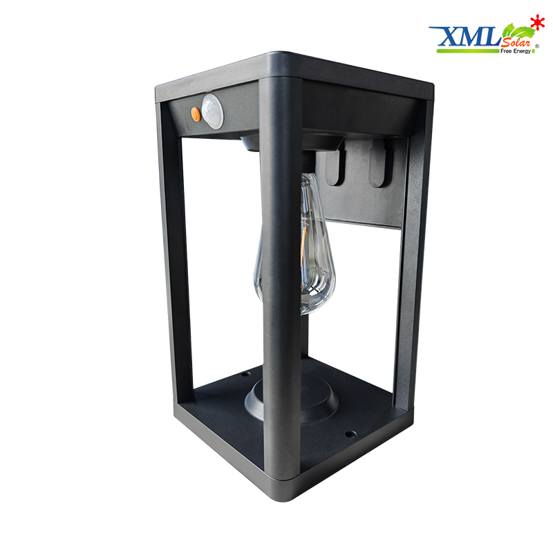 โคมไฟติดผนังโซล่าเซลล์ หลอดไส้ รุ่น TB-283 (แสง : เหลืองวอมไวท์)